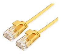 Roline 21.15.3923 Cavo di rete RJ45, cavo patch CAT 6a U/UTP 1.00m giallo