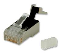 ROLINE 21173063 - Connettore modulare Cat.6 schermato, confezione da 10 pezzi