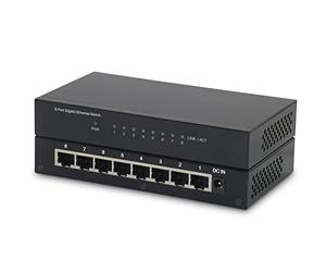 ROLINE 21143521 Gigabit Ethernet Switch, 8 porte