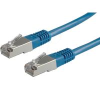 ROLINE 21.15.0334 cavo di rete 1 m Cat5e SF/UTP (S-FTP) Blu