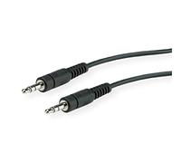 ROLINE 3.5mm AV Cable ST/ST 10m cavo audio Nero
