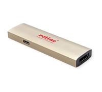 ROLINE Adattatore oro USB tipo C - HDMI, BU/BU, PD (60 W)