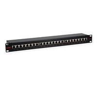 ROLINE Cat.5e 19" Patch Panel, 24 Ports, STP black