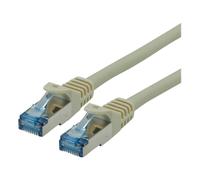 ROLINE CAT.6a S/FTP cavo di rete Grigio 15 m Cat6a S/FTP [S-STP] (Roline CAT6A S/FTP CU LSZH Ethernet Cable Grey 15m) NEW