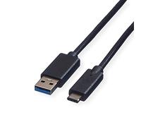 ROLINE 11029011 - Sync and charging cable, USB type-A ->USB type-C™, 1.0 m,