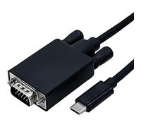 ROLINE Cavo Adattatore USB C a VGA, Full HD 1080p, risoluzione 60 Hz, 1 m, Colore: Nero