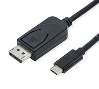 ROLINE Cavo adattatore USB tipo C - DisplayPort v1.4, ST/ST, 1 m