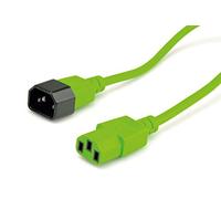 ROLINE Cavo di collegamento per apparecchi IEC 320 C14 - C13, verde, 1,8 m