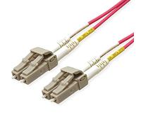 ROLINE Cavo di connessione in Fibra Ottica KB.50µ, Fibra OM4, LC/LC, LowL, LSOH, 2m