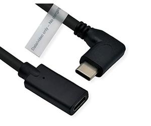 ROLINE Cavo di prolunga video (DP Old Mode) USB tipo C ST/BU, nero, 2 m