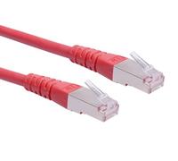 ROLINE Cavo di rete S/FTP RJ45 CAT 6 rosso 5m