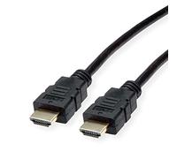 ROLINE - Cavo HDMI ad alta velocità con Ethernet, TPE, 3 m, colore: Nero
