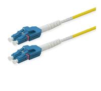 ROLINE Cavo in fibra ottica duplex 9/125µm OS2, LC/LC, UNIBOOT, giallo, 0,5 m