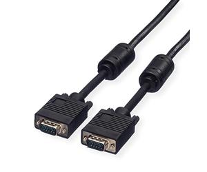 ROLINE cavo monitor VGA HD15 maschio/maschio con nucleo in ferrite 6m