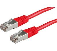 Cavo patch ROLINE S/FTP (PiMF) cat.5e rosso, 0,5 m