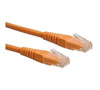 ROLINE Cavo patch cat.6 (classe E) UTP, arancione, 1 m