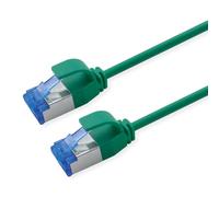 ROLINE Cavo Patch Cat.6A (Class EA) S/FTP (PiMF), LSOH, Poe, Verde, 2 m