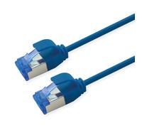 ROLINE Cavo Patch Cat.6A (Classe EA) S/FTP (PiMF), LSOH, Poe, Blu, 2 m