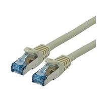ROLINE Cavo Patch Cat.6A S/FTP (PiMF), Component Level, LSOH, Grigio, 0,3 m