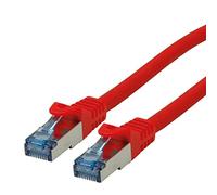 ROLINE Cavo Patch Cat.6A S/FTP (PiMF), Component Level, LSOH, Rosso, 0,5 m