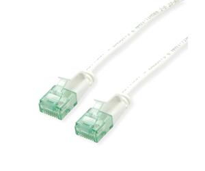 ROLINE - Cavo patch RM UTP DataCenter Cat.6A (Class EA), sottile, bianco, 5 m