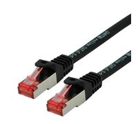 Roline Cavo patch S/FTP Cat 6 Component Level LSOH, nero, 3 m