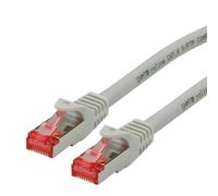 Roline Cavo patch S/FTP Cat 6 Livello componenti LSOH, grigio, 10 m