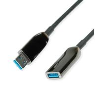 Roline Cavo ripetitore attivo USB 3.2 Gen 1 (AOC), ST/BU, nero, 20 m