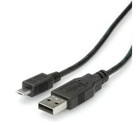 CAVO USB ROLINE 2.0 da USB A Maschio a Micro-USB B Maschio 0,8 m