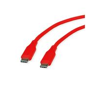 ROLINE CAVO USB COLORATO, 1M, ROSSO