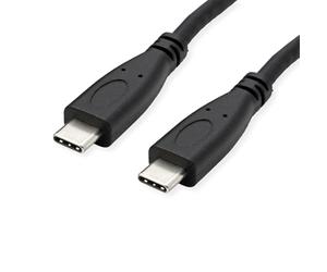 ROLINE Cavo USB3.2Gen2, PD 20V5AType C-C, ST/ST, 1 m