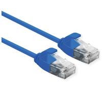Cavo patch ROLINE UTP DataCenter Cat.6A (Classe EA), LSOH, sottile, blu, 0,5 m