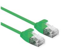 Roline cavo utp, data center patchcord cat.6a/class ea, lsoh, slim, verde, 0.5m