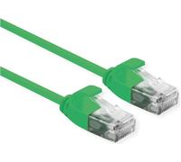 ROLINE CAVO UTP, DATA CENTER PATCHCORD CAT.6A/CLASS EA, LSOH, SLIM, VERDE, 0.5M NEW