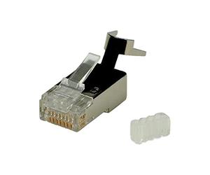 ROLINE Connettore modulare schermato Cat 6 per Messa a Terra 10 pzz.