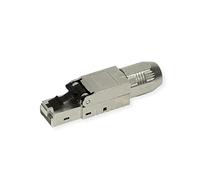 ROLINE Connettore RJ-45 Cat.6A A), STP, Colore Argento