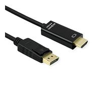 ROLINE DisplayPort DP - Cavo UHDTV, sottile, ST/ST, 1 m, colore: Nero