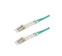 ROLINE FO Jumper Cable 50/125Ã‚Âµm OM3, LC/LC, Low-Loss-Connector 15m cavo a fibre ottiche Turchese (ROLINE FO Cable 50/12