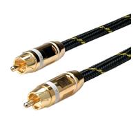ROLINE GOLD Cavo collegamento RCA simplex m/m bianco 5 m