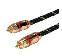 ROLINE GOLD Cavo collegamento RCA simplex m/m rosso 2,5 m