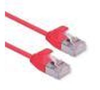 ROLINE GREEN CAVO U/FTP DATACENTER PATCHCORD CAT.6A CLASS EA, LSOH/TPE, SLIM, ROSSO, 0.15M