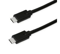 ROLINE GREEN Cavo USB 3.2 Gen 2x2, Emark, C-C, St/St, 20Gbit/s, 100W, Nero, 2 m