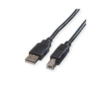 ROLINE GREEN CAVO USB2.0, A - B, M/M, BLACK, 1.8M