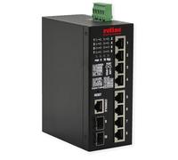 ROLINE 21.13.1131 switch di rete Gestito L2 Gigabit Ethernet (10/100/1000) Supporto Power over (PoE) Nero [21.13.1131]