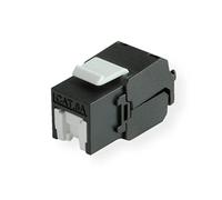 ROLINE Kat.6A Keystone RJ-45, non schermato, senza attrezzi, nero