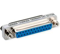 ROLINE Mini Gender Changer, 25-pin F - F cavo di interfaccia e adattatore
