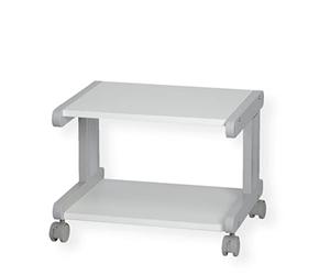 ROLINE Mini Tavolo Stampante | Mobile attraverso 4 ruote | grigio