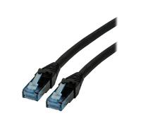 Roline Patch-Kabel RJ-45 (M) zu RJ-45 (M) 1.5 m UTP CAT 6a schwarz (21.15.2754) NEW