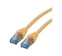 Roline Patch-Kabel RJ-45 (M) zu RJ-45 (M) 50 cm UTP CAT 6a gelb (21.15.2720) NEW