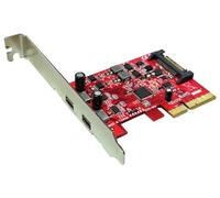 ROLINE PCI-Express x4 Adapter, 2x Ports Type C USB3.1 scheda di interfaccia e adattatore